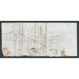 G.B. - Military / London 1838 Receipt for £120 bearing an embossed 6d Receipt stamp