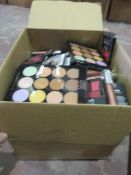 Circa. 200 items of various new make up acadamy make up to include: correct and conceal palette...