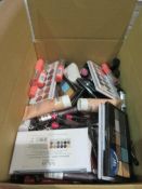 Circa. 200 items of various new make up acadamy make up to include: skin define hydro foundatio...