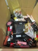 Circa. 200 items of various new make up acadamy make up to include: burning embers palette, po...