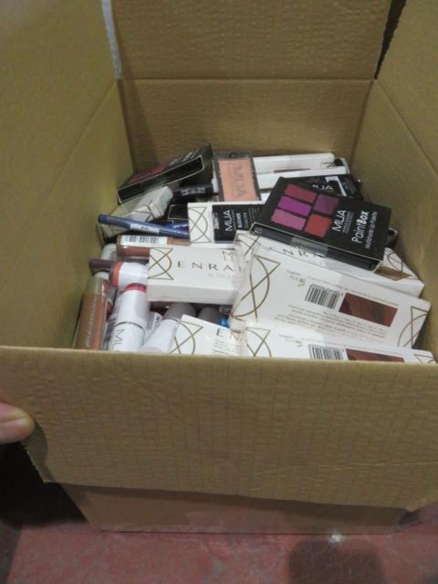 Circa. 200 items of various new make up acadamy make up to include: lipstick, enchanted 5 silk ... - Image 2 of 2