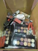 Circa. 200 items of various new make up acadamy make up to include: eyeshadow palette, radiant ...
