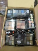 Circa. 200 items of various new make up acadamy make up to include: 6 shade palette, custom col...