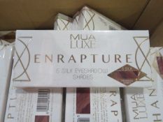 160 x Make Up Acadamy entrapture 5 silk eye shadow shades kit. UK postage available from £10 p...