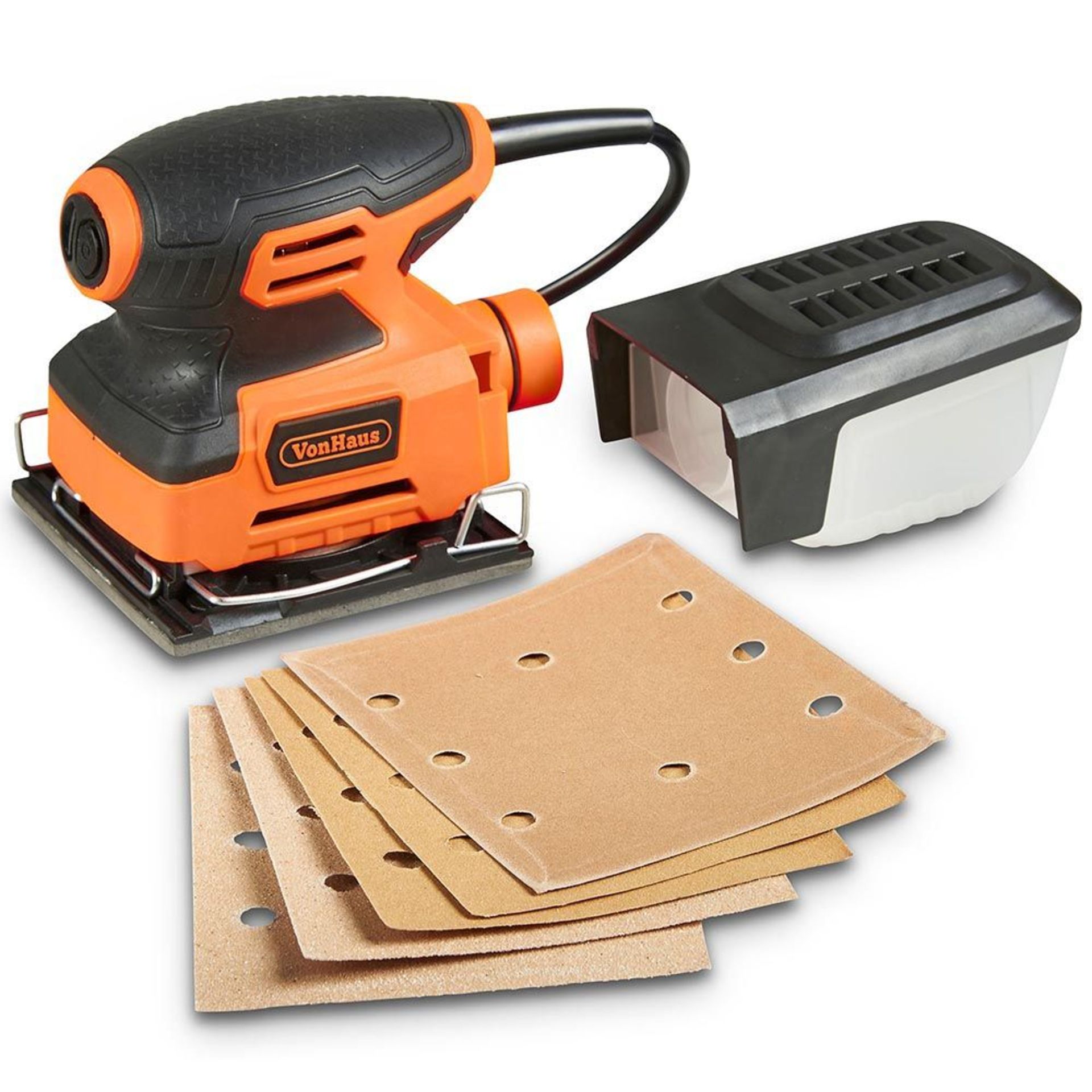 (K16) 240W ¼ Sheet Sander Impressive 240W motor operates at 15,000 OPM (no load speed) 100 X... - Image 3 of 3