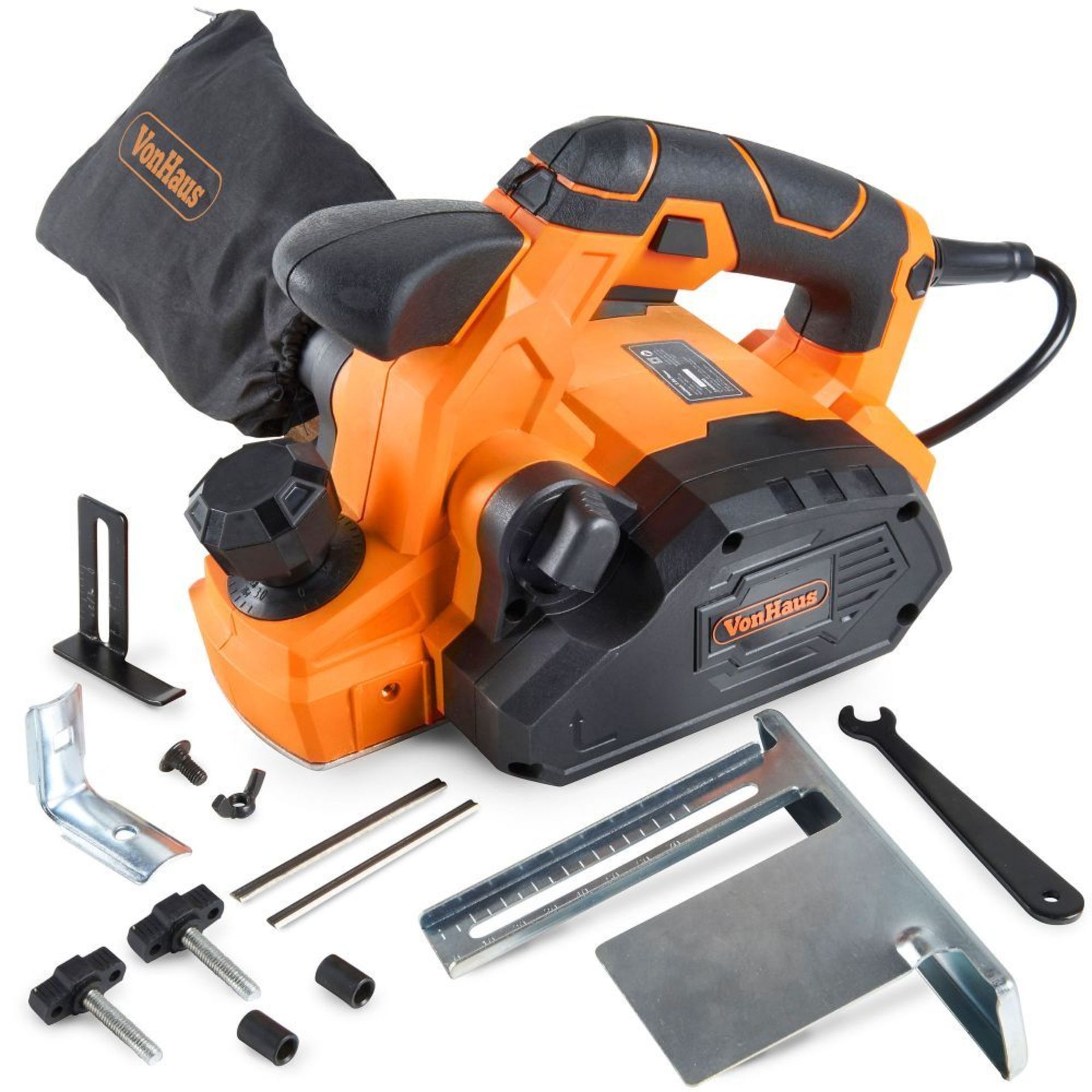 (K22) 900W Electric Hand Planer Ideal for fixing doors, fitting wood and correcting splinters,... - Image 3 of 3