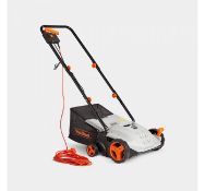 (VL26) 1500W Lawn Rake & Scarifier Remove thatch, moss, leaves and other debris from your l...