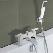 (KH6) Kellan Chrome-plated Bath Shower mixer Tap. This modern style chrome bath shower mixer fr...