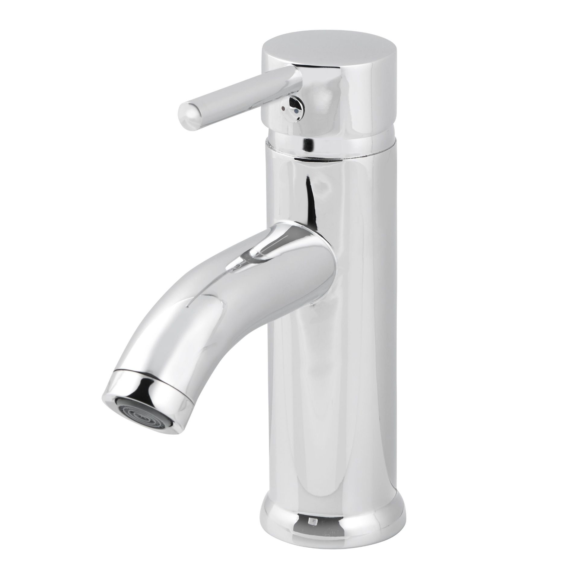 (KH11) Hoffell 1 lever Chrome-plated Contemporary Basin Mono mixer Tap. This contemporary styl...