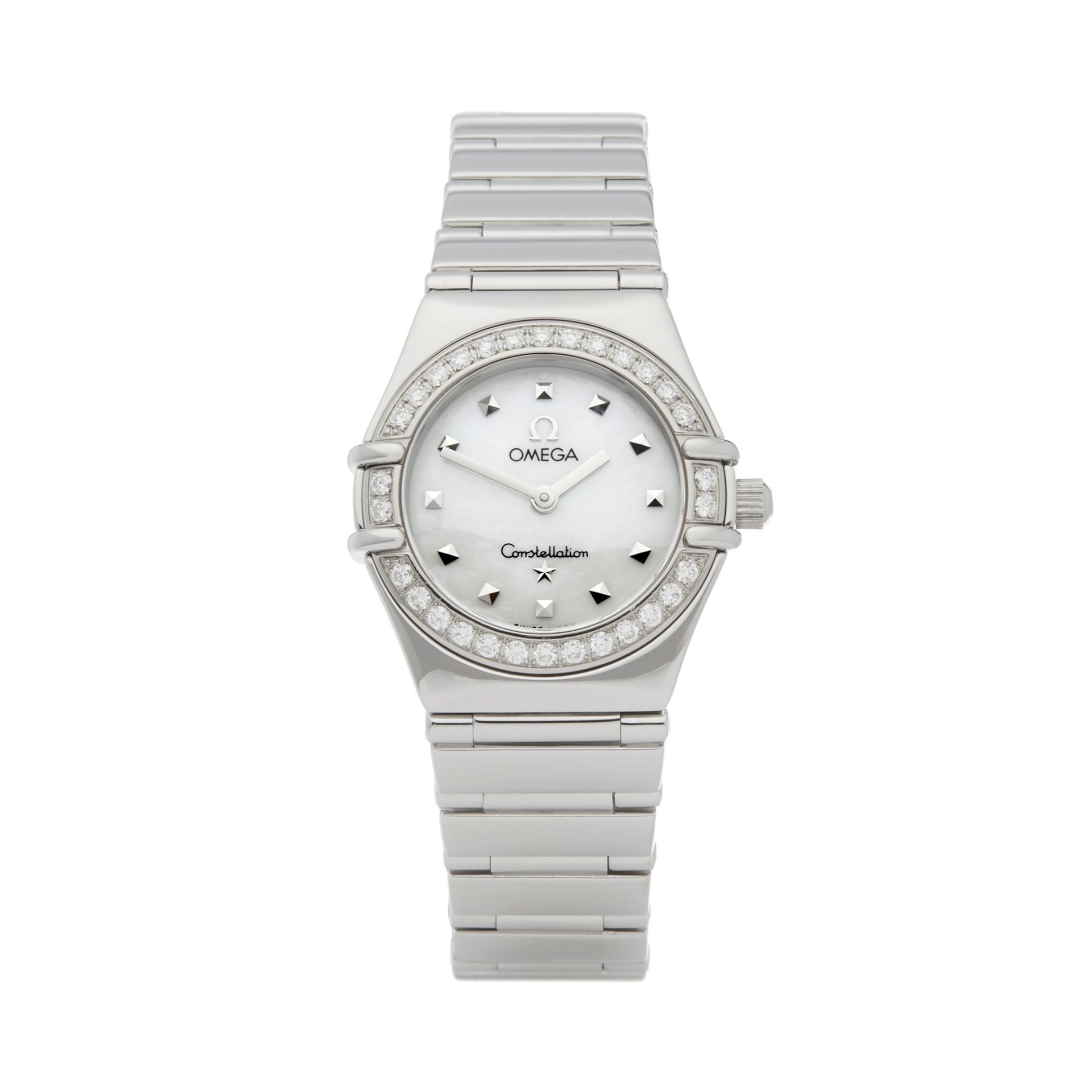 Omega Constellation 1465.71.00 Ladies Stainless Steel Diamond Mother Of Pearl Watch - Image 8 of 8