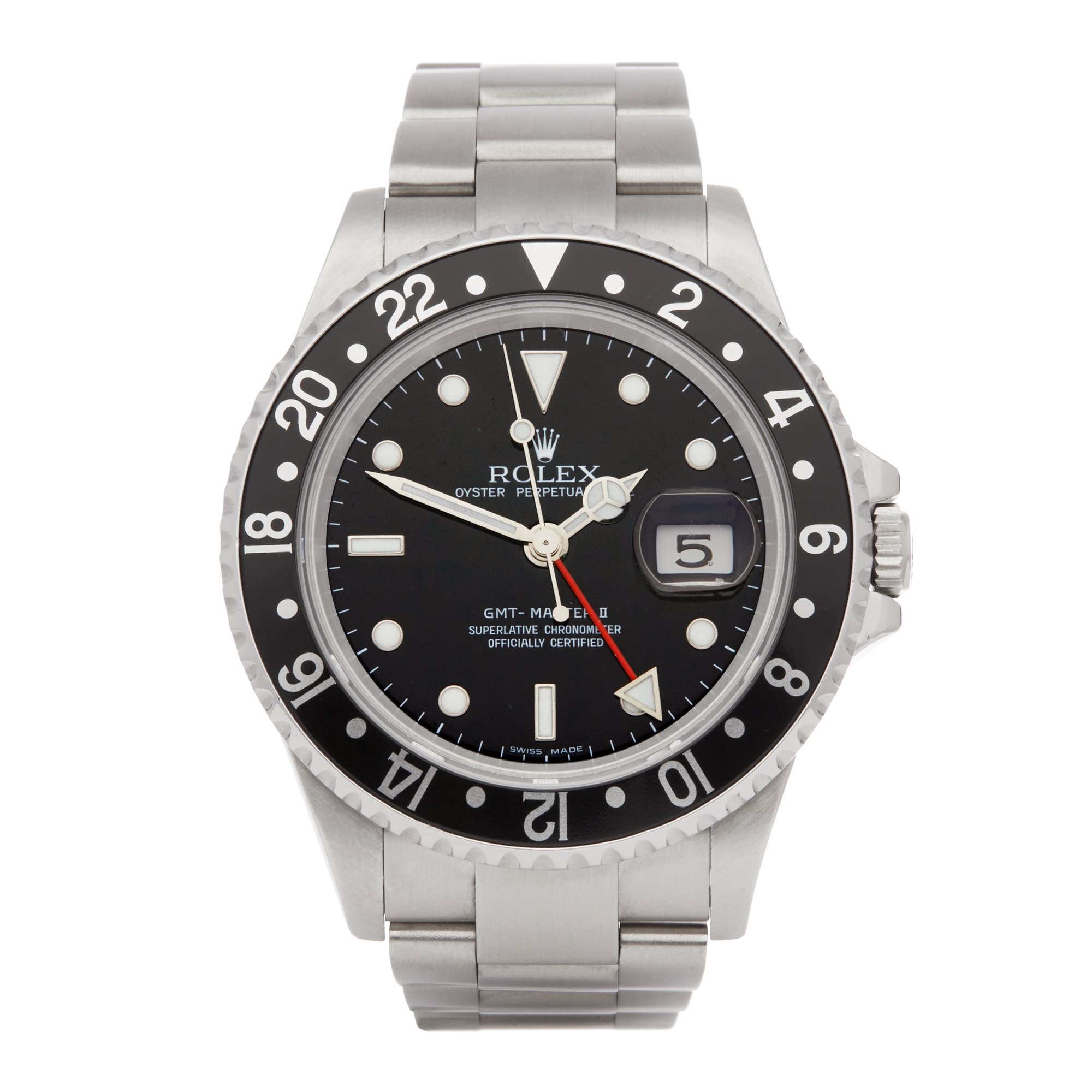 Rolex GMT-Master II 16710 Men Stainless Steel Rectangular Dial Watch - Image 2 of 8