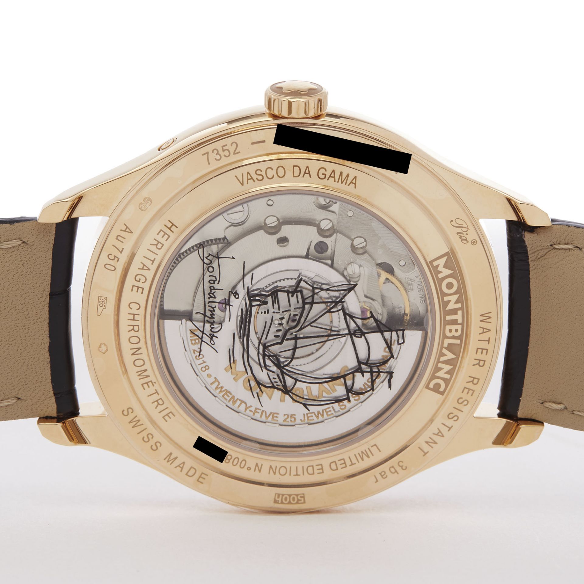 Montblanc Heritage Chonométrie 112537 Men Yellow Gold Annual Calendar Watch - Image 4 of 8