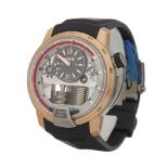 HYT H1 148-TG-02-RF-RU Men Titanium Power Reserve Watch