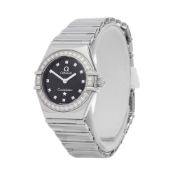 Omega Constellation 1465.51.00 Ladies Stainless Steel Diamond Watch
