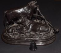 French Bronze Cattle Group