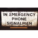 Vintage Railway Sign