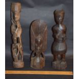 Three African Wood Carvings