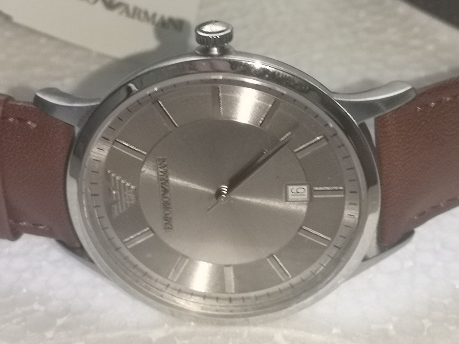Emporio Armani Stainless Steel Brown Mens Watch Ar2432 - Image 8 of 11