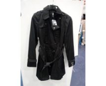 Brand New Primark Ladies Coat Black Size 12