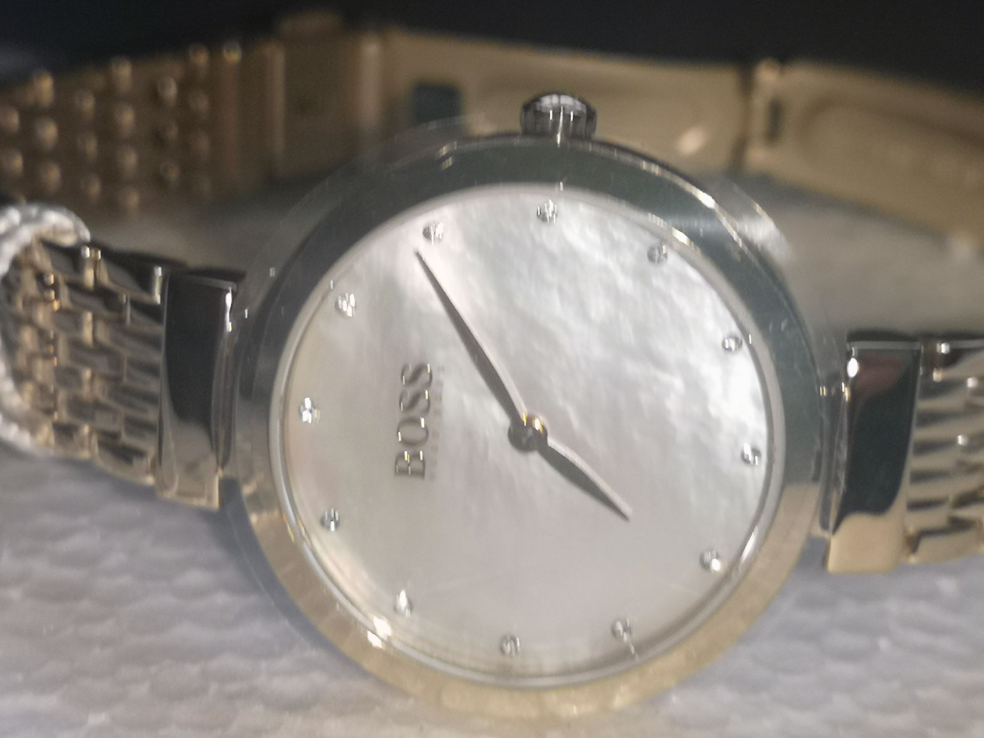 Hugo Boss Womens Analogue Classic Quartz With Stainless Steel Strap 1502479 Watch - Image 3 of 9