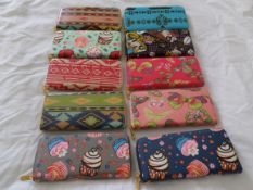 50 X Brand New Ladies Clutch Purses Rrp £14 Each