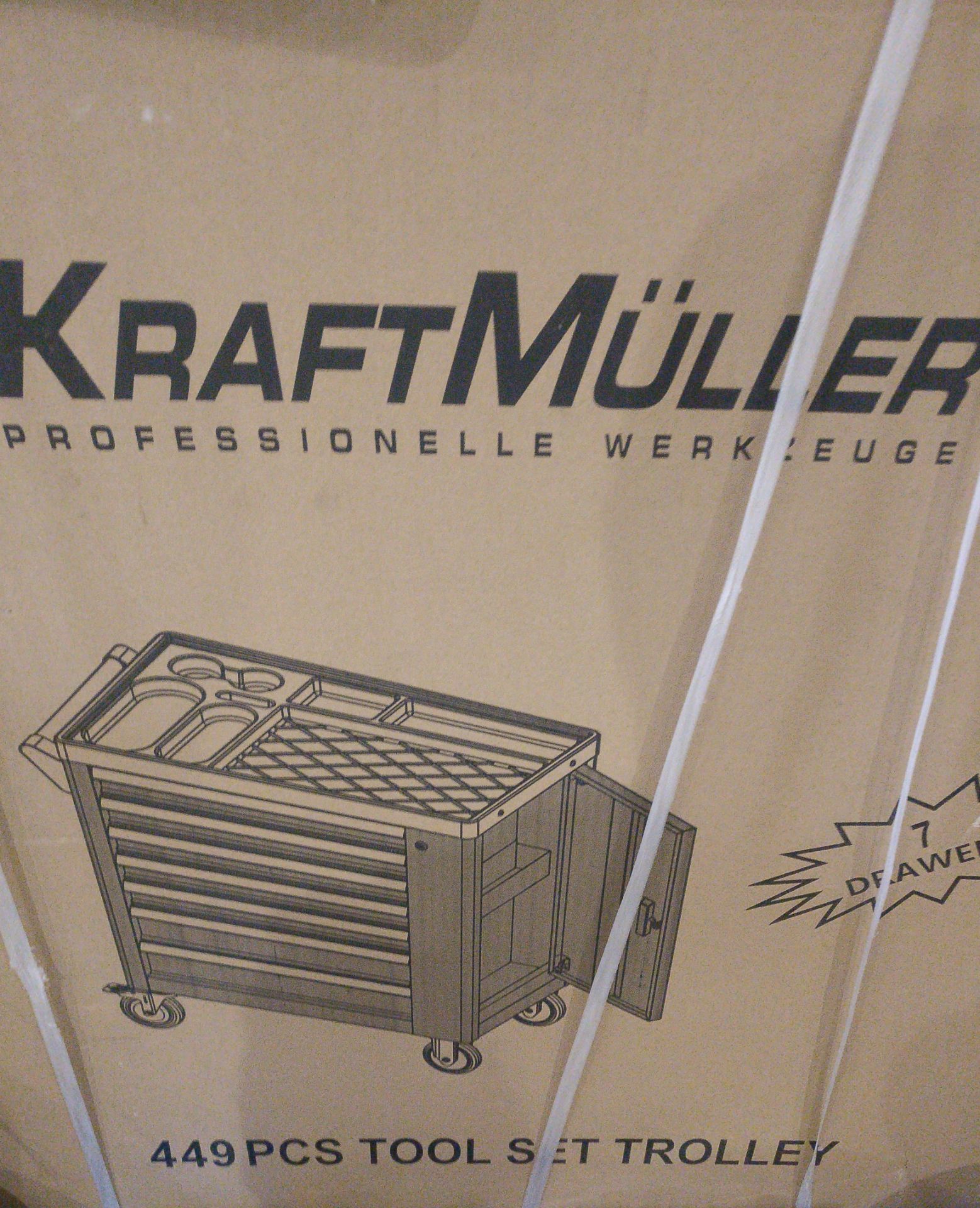 Kraft Muller German 449Pcs Tool Set & Trolley - Image 9 of 9