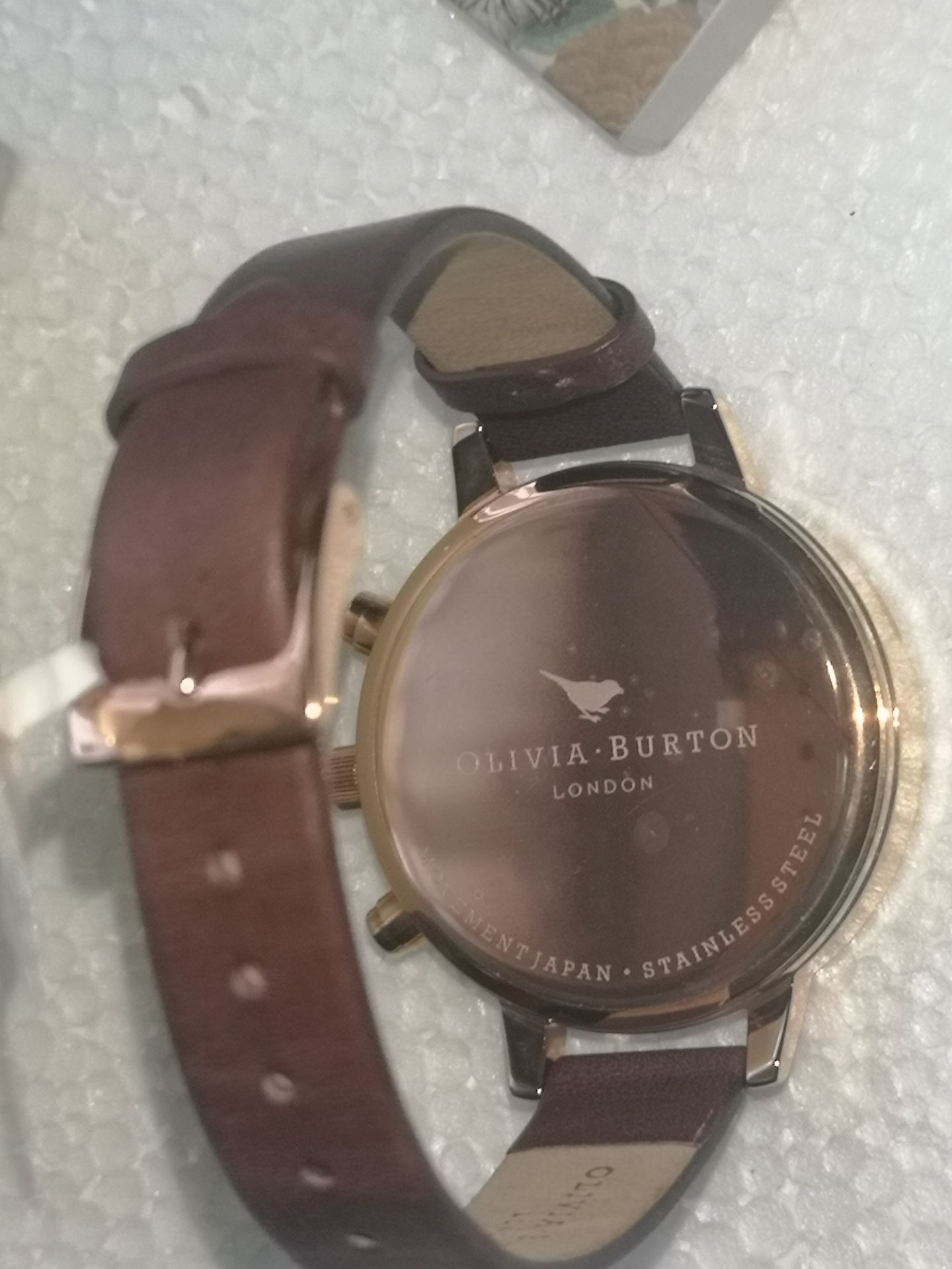 Olivia Ladies Brown Dial Leather Strap Watch - Image 7 of 8