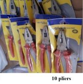 10 (Ten) Pliers New As Shown,