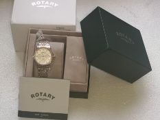 Rotary Womens Two Tone Bracelet Watch Lb00142/70