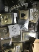 Lot Of Brand New Electrical Sockets, 35+ Items Combined Rrp £400