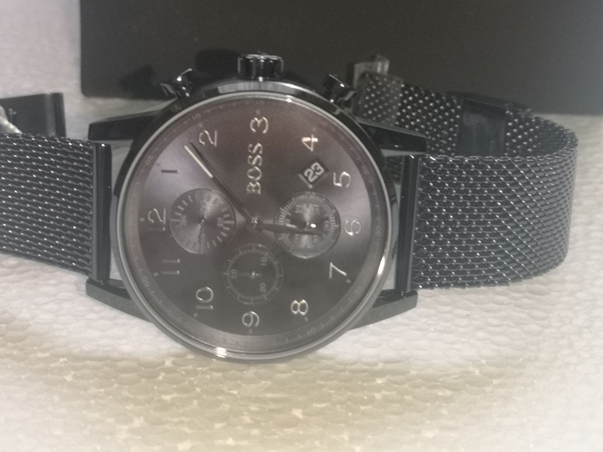 Hugo Boss Men's Chronograph Quartz With Stainless Steel Bracelet Watch 1513538 - Image 3 of 8
