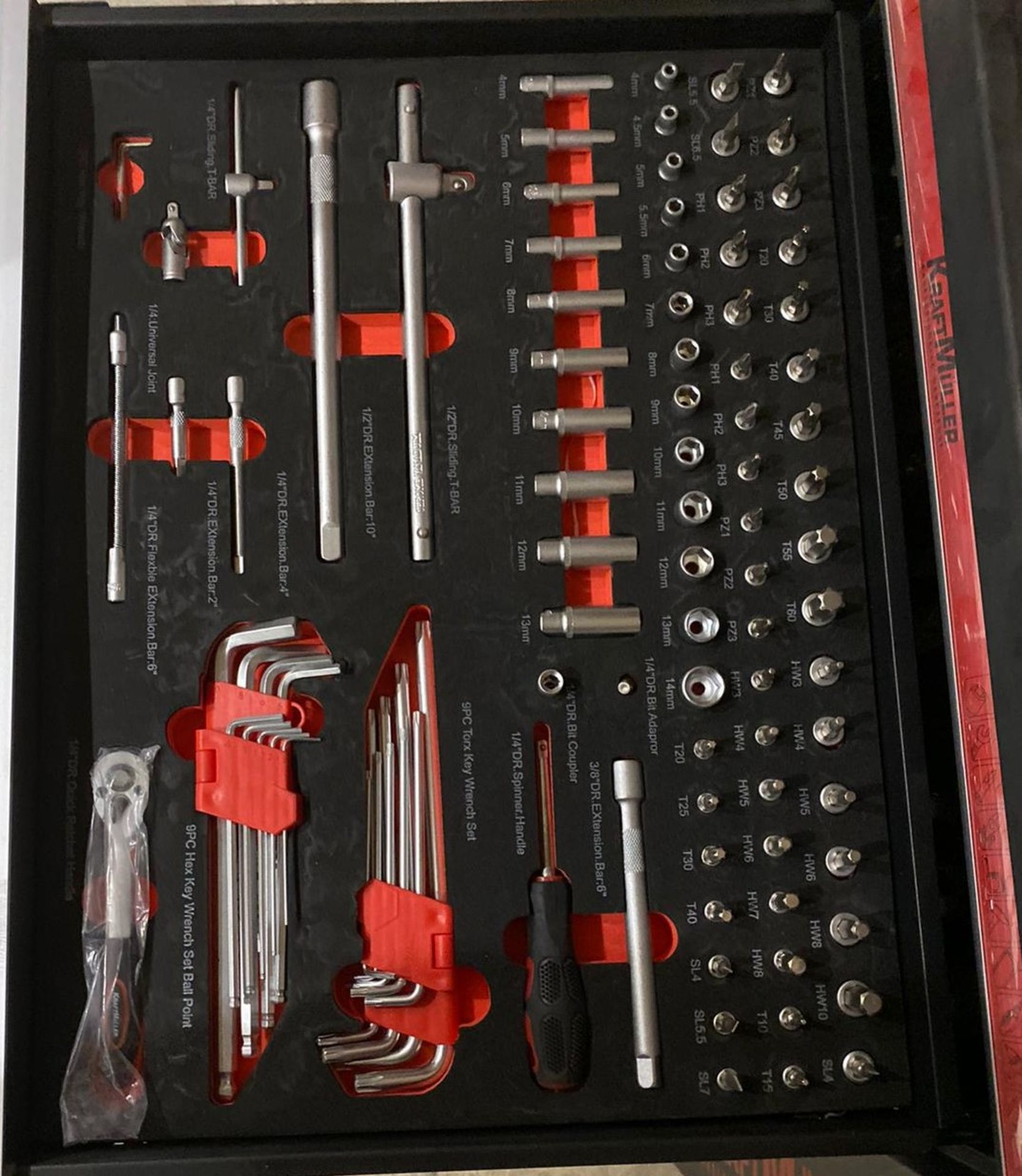 Kraft Muller German 449Pcs Tool Set & Trolley - Image 7 of 9