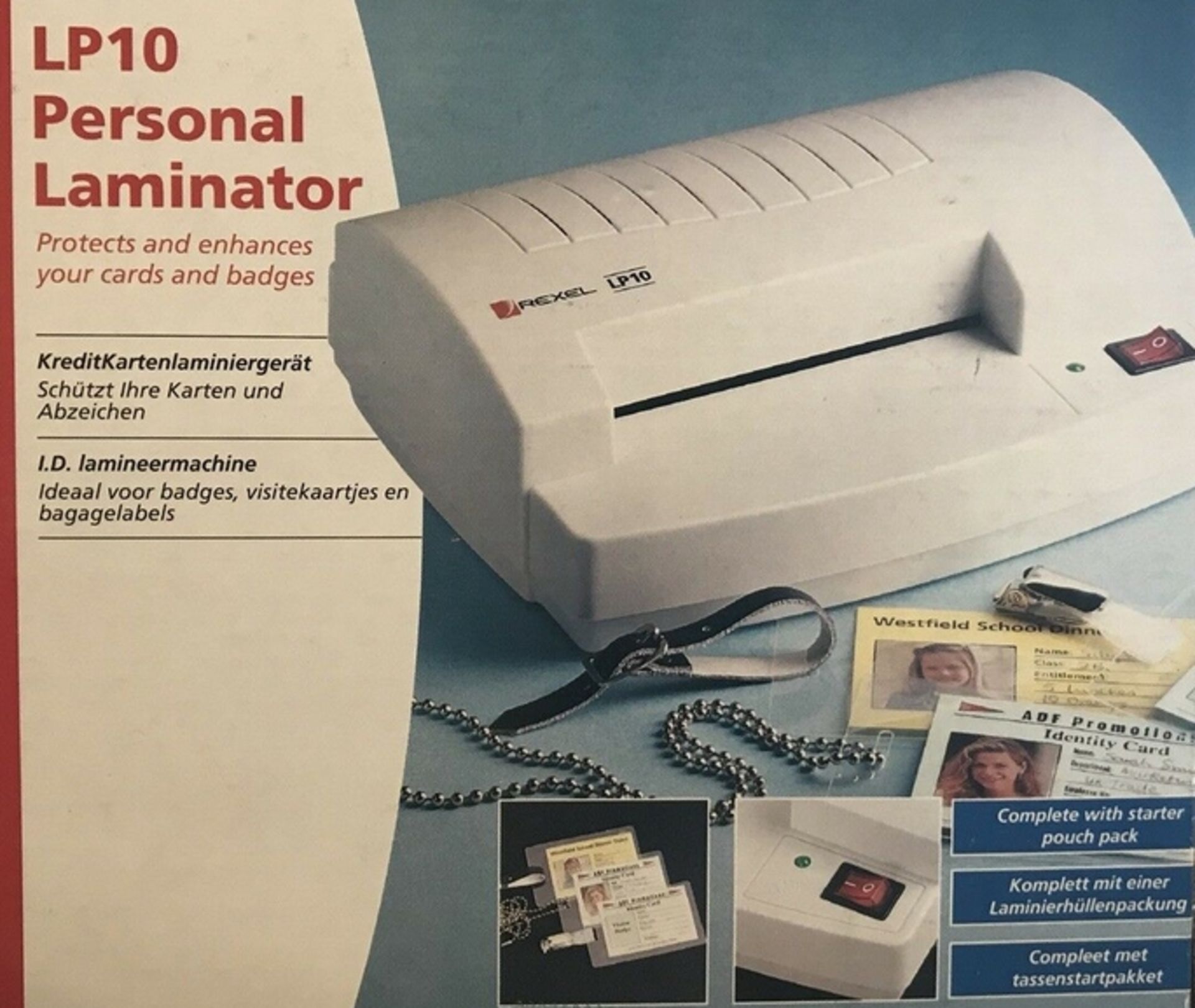 Rexel Personal Laminator Lp10 With 5 Packs - Image 2 of 3