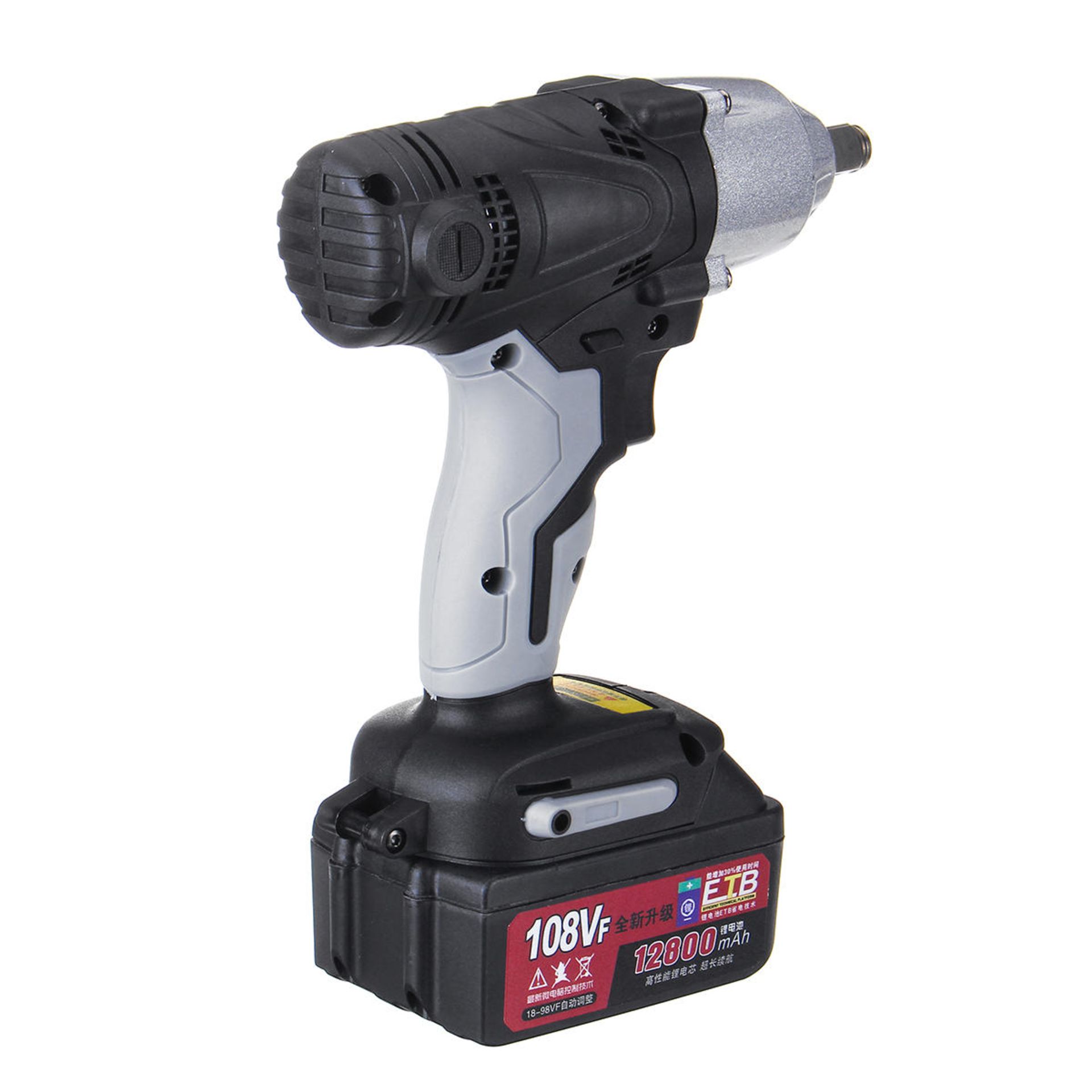 108Vf 12800Mah Cordless Electric Impact Wrench Drill Driver W/ Lithium-Ion Battery