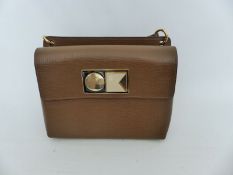 Orla Kiely Robin Handbag, Nutmeg