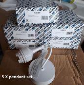 5 X Volex Vx6681 Pendant Sets