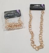 24 Thick Gold Coloured Heavy Necklaces