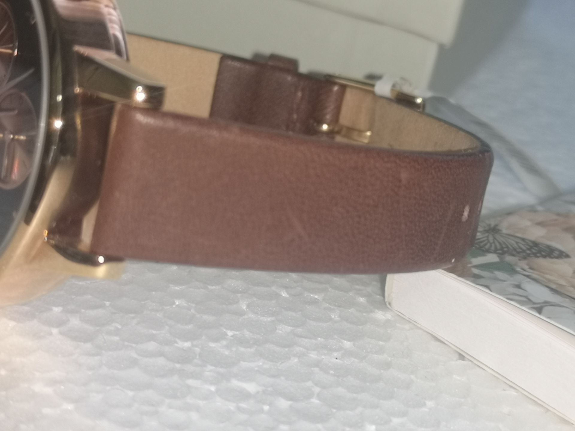 Olivia Ladies Brown Dial Leather Strap Watch - Image 4 of 8