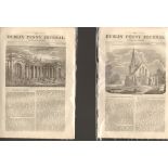 Antique set; Featuring 2 editions of The Dublin Penny Journal published 1882 (#7)