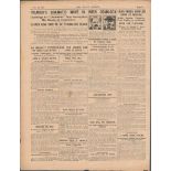 LLoyd George Dramatic Move In Irish Deadlock Original 1921 Newspaper