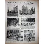 Original Easter Rising 1916 Newspaper Page Rare Reports & Images