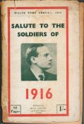 Wolfe Tone Annual 1960 "Salute To The Soldiers of 1916" Easter Rising