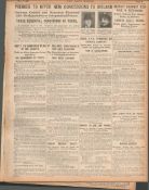 Premier To Offer New Concessions To Ireland Original 1920 Newspaper