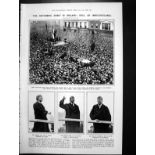 Eamon De Valera Sackville St Speech To A Crowd Of Thousands Irish Civil War 1922