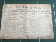 1916 20th may aoariginal Edition Daily News Mr Birrell at Irish Inquiry Easter Rising
