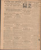 Michael Collins Foils His Train Hold-Up Original 1922 Newspaper