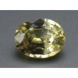 Yellow Sapphire, 1.16 Ct