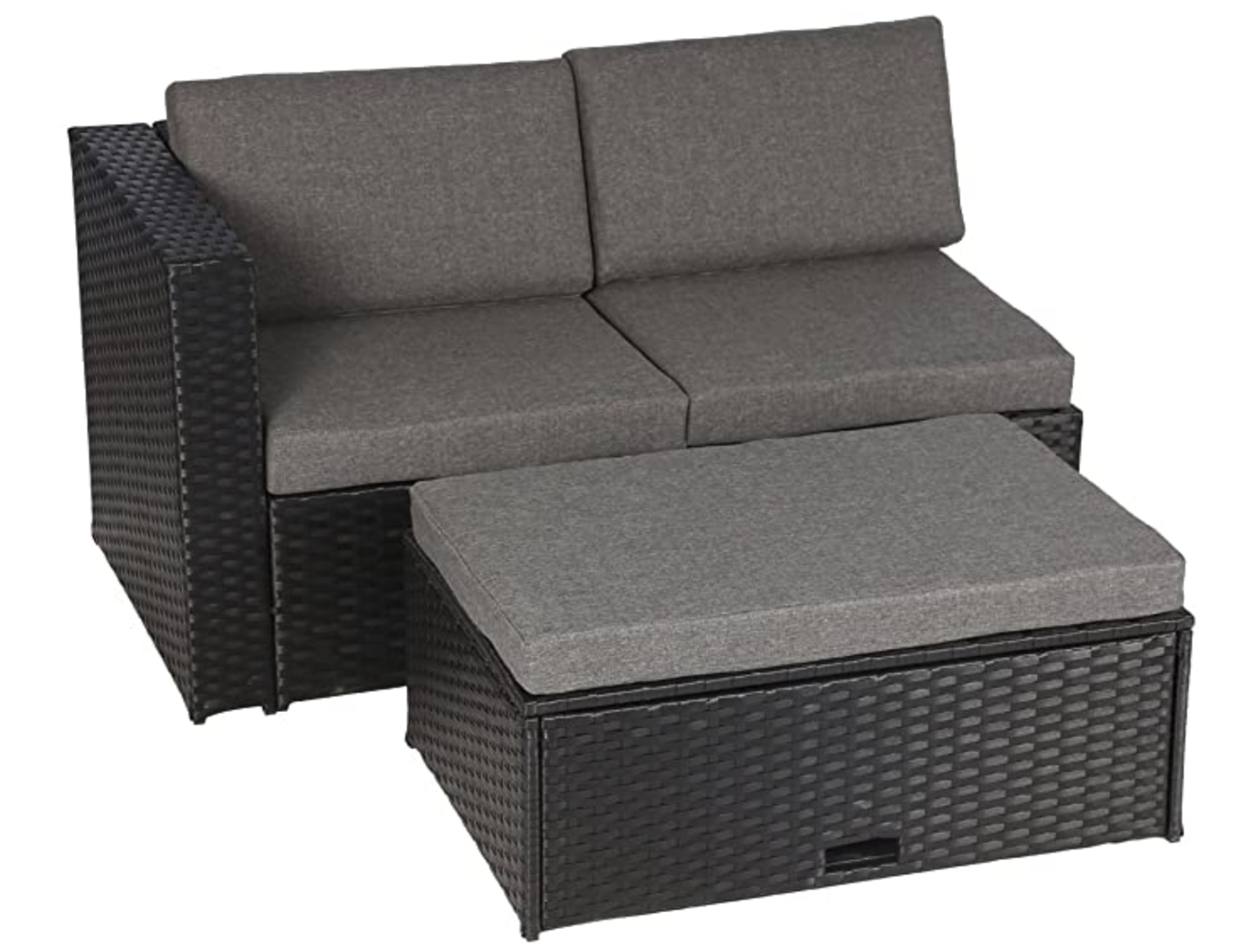 4 sets of - Baner Garden K35 4 Pieces Outdoor Furniture Complete Patio Wicker Rattan Garden Corner - Image 7 of 7