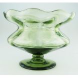 A James Powell Art Nouveau glass pedestal flower Vase C.1890-1900