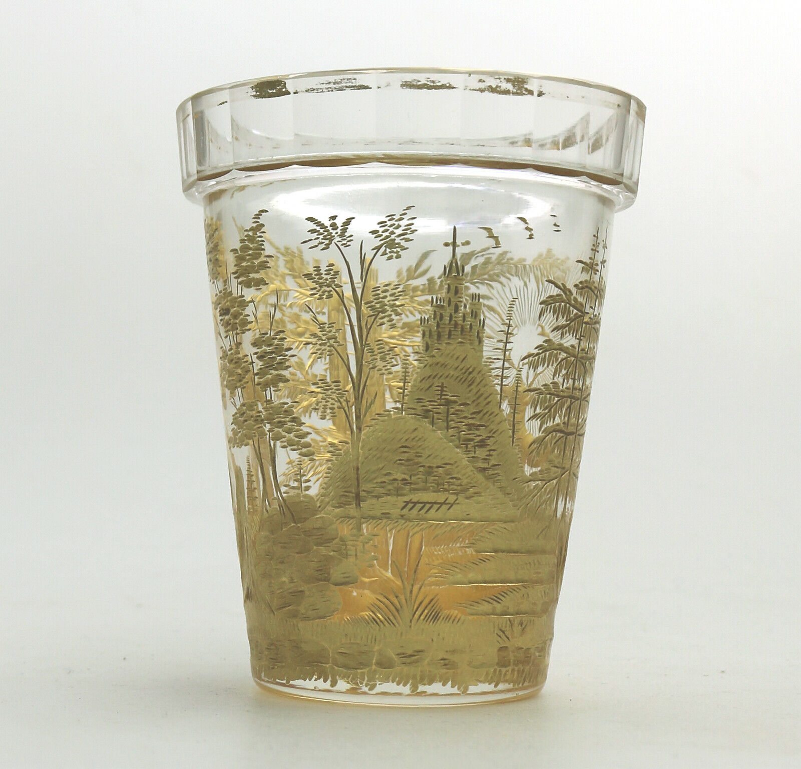 An extremely rare & exceptional St Hubert glass Beaker C.18th/early 19thC - Image 2 of 10